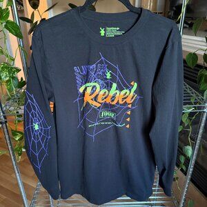 Dutch Bros “Rebel” Spiderweb Long Sleeve Tee – Large